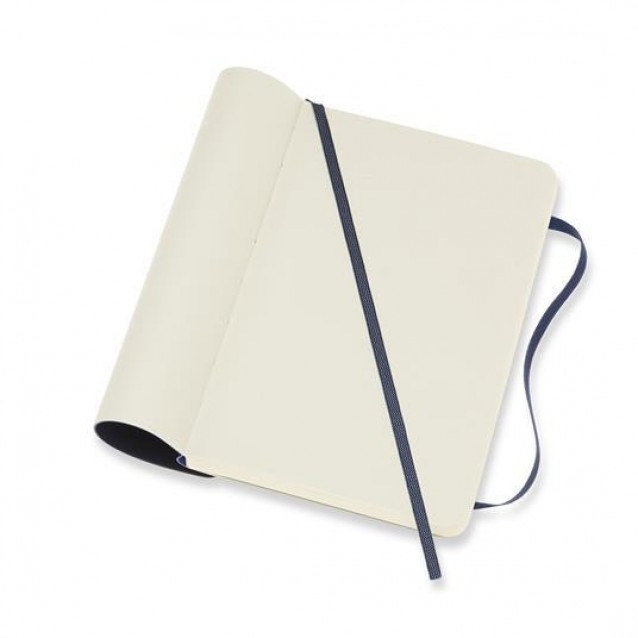 Moleskine Σημειωματάριο με Λευκές Σελίδες Μεγάλο Sapphire Blue Εύκαμπτο