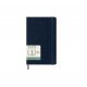 Moleskine Εβδομαδιαίο Σημειωματάριο Μικρό Sapphire Blue Σκληρόδετο 2024