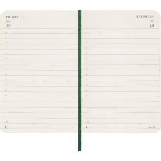 Moleskine Ημερολόγιο Μικρό Myrtle Green Εύκαμπτο 2024