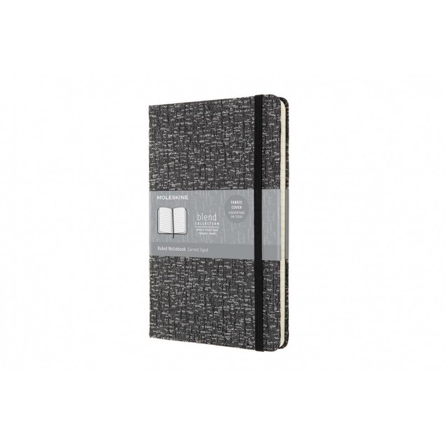 Moleskine Σημειωματάριο με Γραμμές Μεγάλο Blend Collection 19 Grey Σκληρόδετο