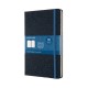 Moleskine Σημειωματάριο με Γραμμές Μεγάλο Blend Collection 19 Sapphire Blue Σκληρόδετο