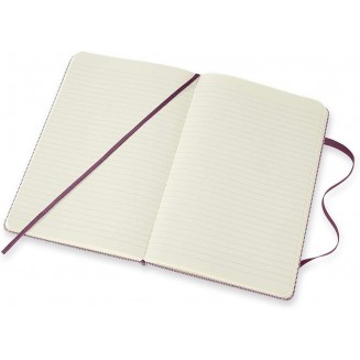 Moleskine Σημειωματάριο με Γραμμές Μεγάλο Blend Collection 20 Harringbone Purple Σκληρόδετο