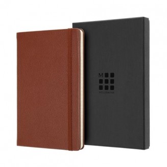 Moleskine Δερμάτινο Σημειωματάριο Πολυτελείας σε Κουτί Sienna Καφέ Σκληρόδετο
