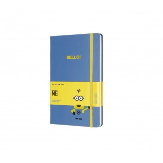 Moleskine Σημειωματάριο με Γραμμές Minions Μεγάλο Blue Σκληρόδετο