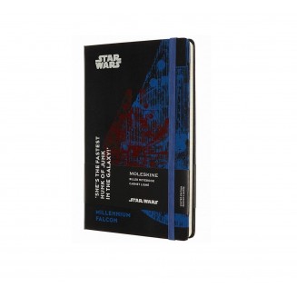 Moleskine Σημειωματάριο με Γραμμές Star Wars Falcon Μεγάλο Σκληρόδετο