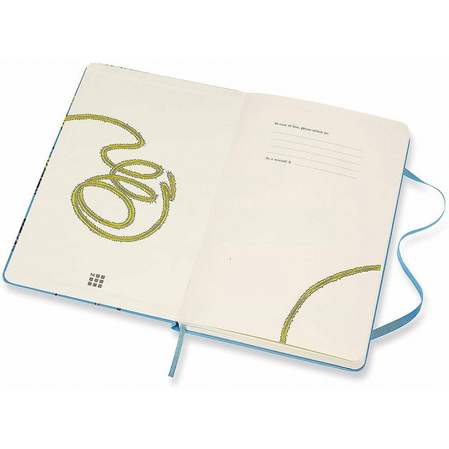 Moleskine Σημειωματάριο με Γραμμές Wonder Woman Μεγάλο Σκληρόδετο Μπλε
