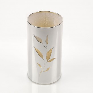 Amore Light Up Silver Tube Lamp Mr & Mrs