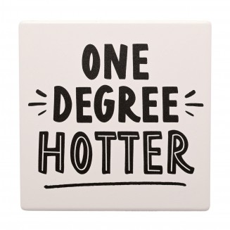 Hullabaloo Κεραμικό Σουβέρ με Φελό για Αποφοίτηση Im One Degree Hotter