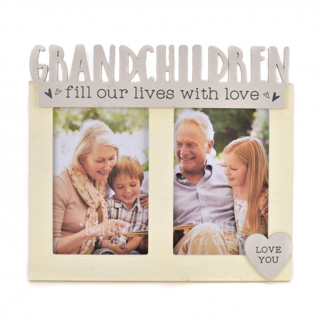 Love Life Διπλή Κορνίζα 10x15cm Grandchildren