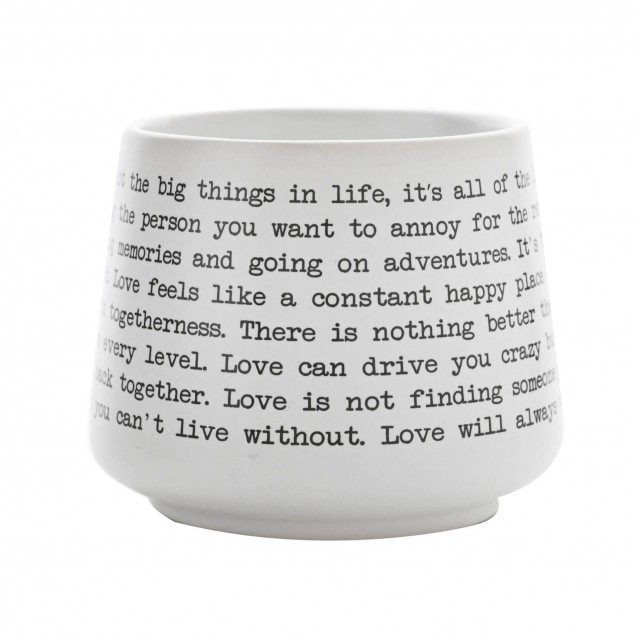 Moments Πήλινη Κούπα Love