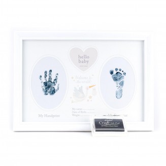 Hello Κορνίζα 10x15cm με Αποτύπωμα Welcome to the World