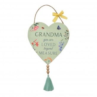 The Cottage Garden Διακοσμητική Πλακέτα Καρδιά Grandma
