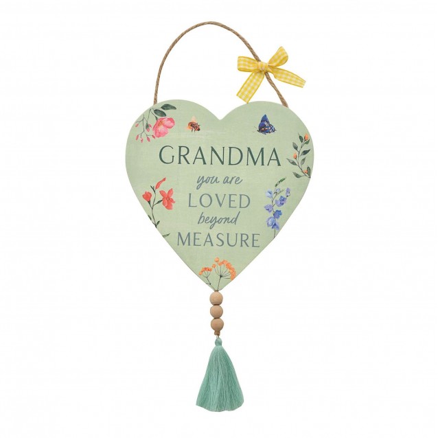 The Cottage Garden Διακοσμητική Πλακέτα Καρδιά Grandma