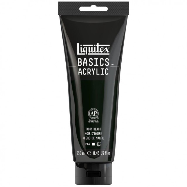 Liquitex Basics 250ml Acrylic 244 Ivory Black Series 1