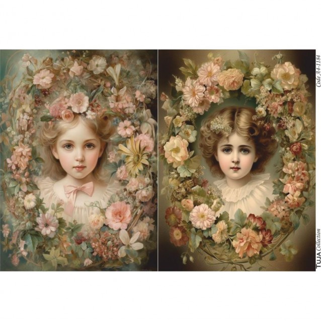 Tuja Collection Ριζόχαρτο Decoupage A4 (21x29,7cm) 1184