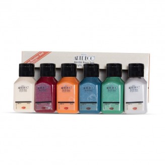 Artdeco Σετ 6 Ακρυλικά Χρώματα 75ml Bohem