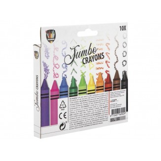 Moxy 10 Κηρομπογιές Jumbo