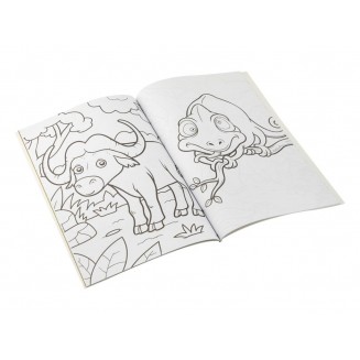 Moxy Βιβλίο Ζωγραφικής 64 Σχέδια Α4 (21x29,7cm) Ζούγκλα