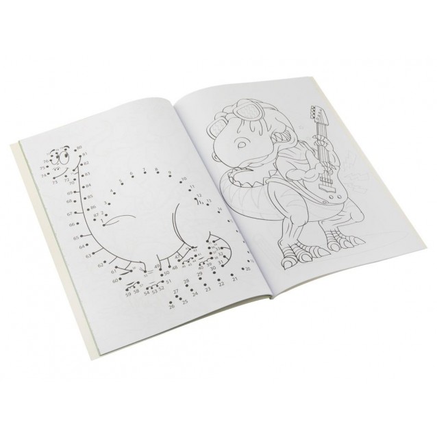 Moxy Βιβλίο Ζωγραφικής 64 Σχέδια Α4 (21x29,7cm) Δεινόσαυροι