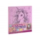 Moxy Ζωγραφική με Νούμερα Glitter Τελάρο 25x25cm με 6 Χρώματα & Πινέλα Μονόκερος