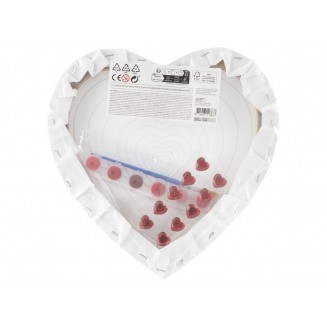 Moxy Ζωγραφική με Νούμερα Τελάρο Καρδιά 29x29,5cm Καρδιές