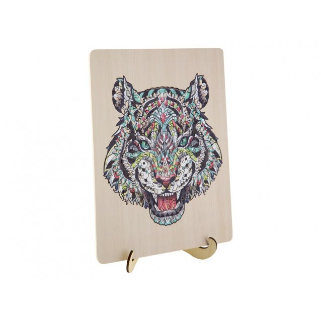 Moxy Ξύλινο Παζλ 30x22cm με 132 κομμάτια Τίγρης