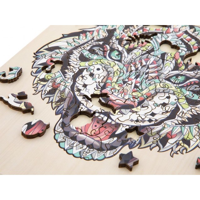 Moxy Ξύλινο Παζλ 30x22cm με 132 κομμάτια Τίγρης