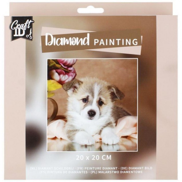 Craft ID Diamond Painting 20x20cm Σκυλάκι