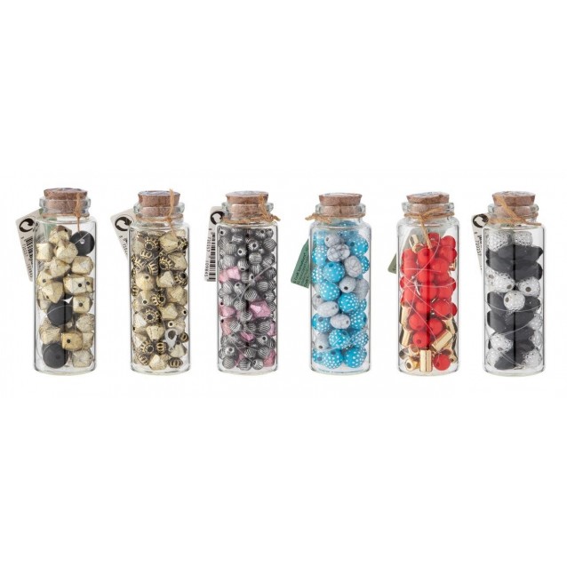 Craft ID Χάντρες 20g σε Γυάλινο Βαζάκι (6 χρώματα)