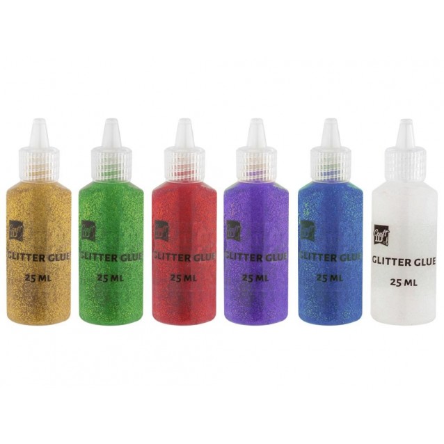 Craft ID Κόλλα Glitter 25ml σε 6 Χρώματα