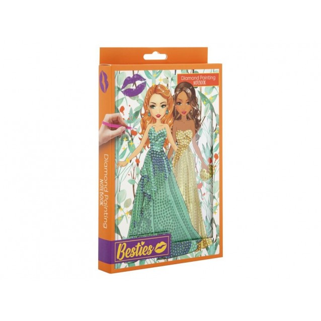 Moxy Σημειωματάριο Besties 100 σελ Α5 με Σκληρό εξώφυλλο για Diamond Painting I