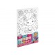 Moxy Ζωγραφική με Νούμερα Τελάρο 20x30cm με 6 Χρώματα & Πινελο Γοργόνα