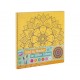 Moxy Ζωγραφική με Νούμερα Glitter Τελάρο 25x25cm με 6 Χρώματα & Πινέλα Λουλούδι
