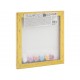 Moxy Ζωγραφική με Νούμερα Glitter Τελάρο 25x25cm με 6 Χρώματα & Πινέλα Λουλούδι