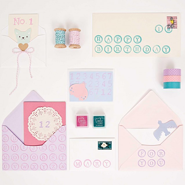 Rico Design Σετ 18 Κάρτες/Φάκελα C7/A7 Tropic FSC