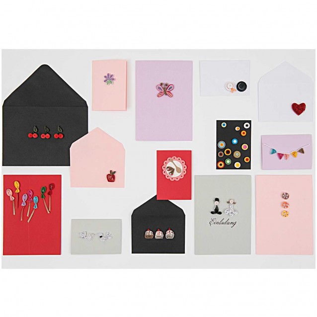 Rico Design Σετ 18 Κάρτες/Φάκελα C7/A7 Tropic FSC