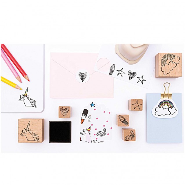 Rico Design Σετ 18 Κάρτες/Φάκελα C7/A7 Tropic FSC