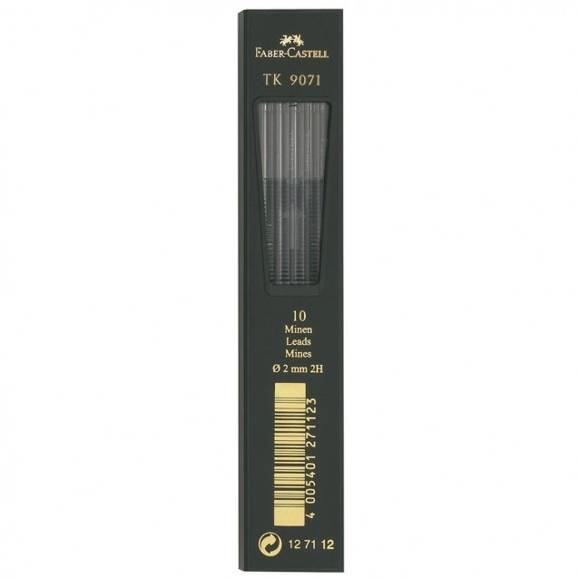 Faber Castell 10 Μύτες για Μηχανικό Μολύβι 2mm Η