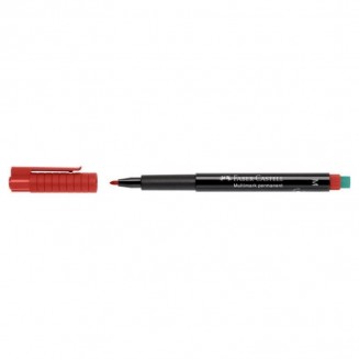 Faber Castell Μαρκαδόρος Ανεξίτηλος Multimark M 1.0mm - Κόκκινος