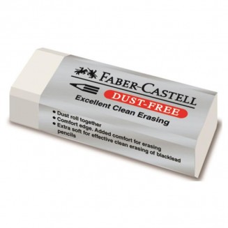 Faber Castell Γόμα Λευκή Dust Free Μεγάλη