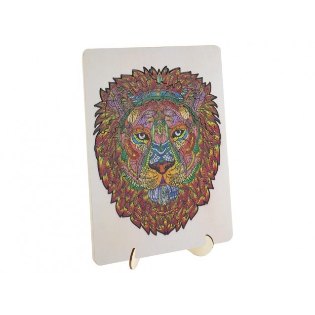 Moxy Ξύλινο Παζλ 30x22cm με 140 κομμάτια Λιοντάρι