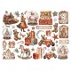 Stamperia Διάφορα Διακοσμητικά Scrapbooking Gear up for Christmas