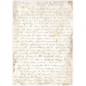 Stamperia Ριζόχαρτο Decoupage A4 (21X29,7cm) Handmade Letter