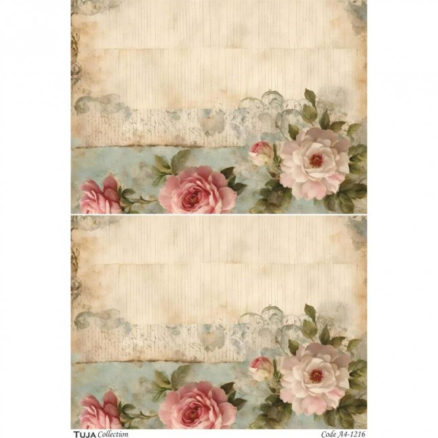 Tuja Collection Ριζόχαρτο Decoupage A4 (21x29,7cm) 1216