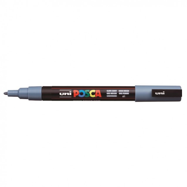 Posca Μαρκαδόρος PC-3M Λεπτό 0,9-1,3 mm Γκρι Σκούρο (Slate)