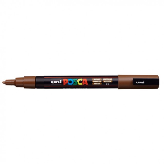 Posca Μαρκαδόρος PC-3M Λεπτό 0,9-1,3 mm Καφέ