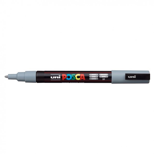 Posca Μαρκαδόρος PC-3M Λεπτό 0,9-1,3 mm Γκρι