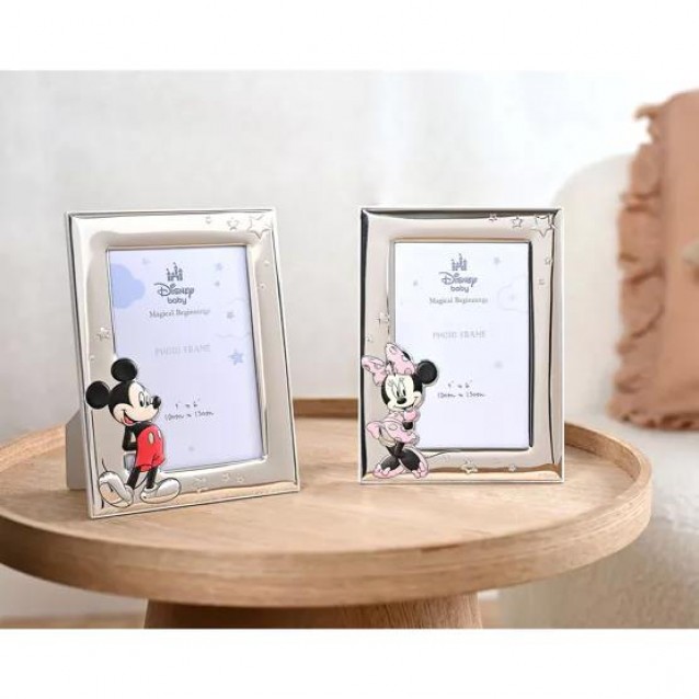 Disney Επάργυρη Κορνίζα 10x15cm Mickey