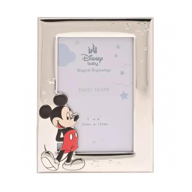 Disney Επάργυρη Κορνίζα 10x15cm Mickey