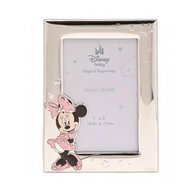 Disney Επάργυρη Κορνίζα 10x15cm Minnie